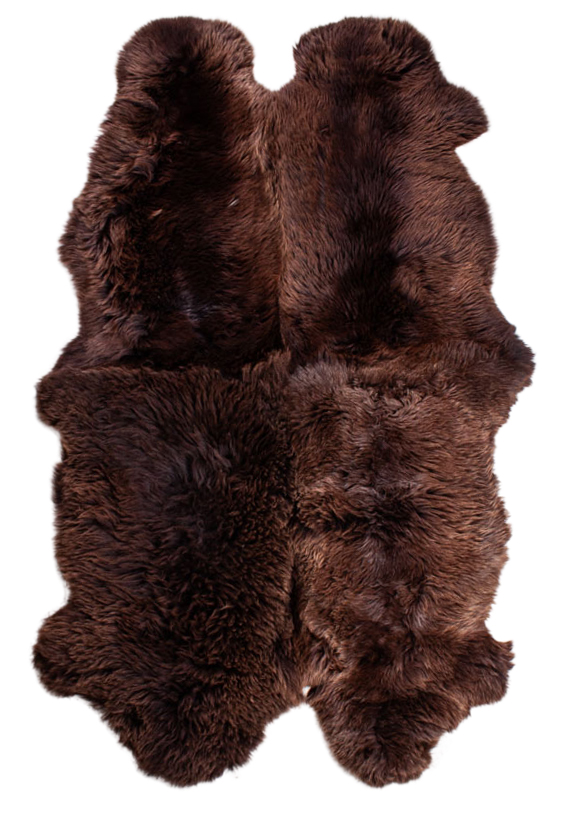 Deutsches Wollschaf dickwollig"Einzelanfertigung XXL" Vierfach-Lammfell 2026-3-002