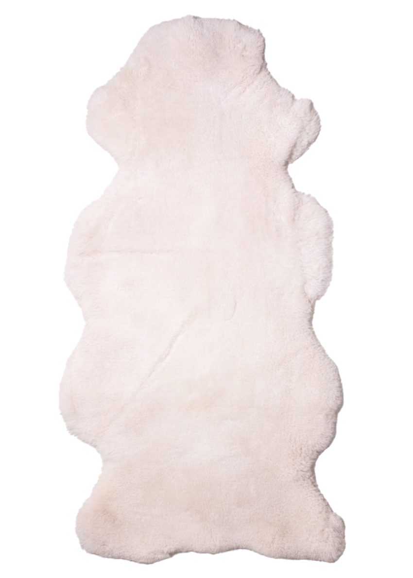 Schaffell geschoren Premium, Kopf-Fuß, Leinen