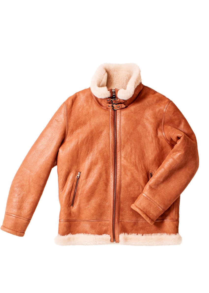 Lederjacke Dustin PV Nappalan, cognac