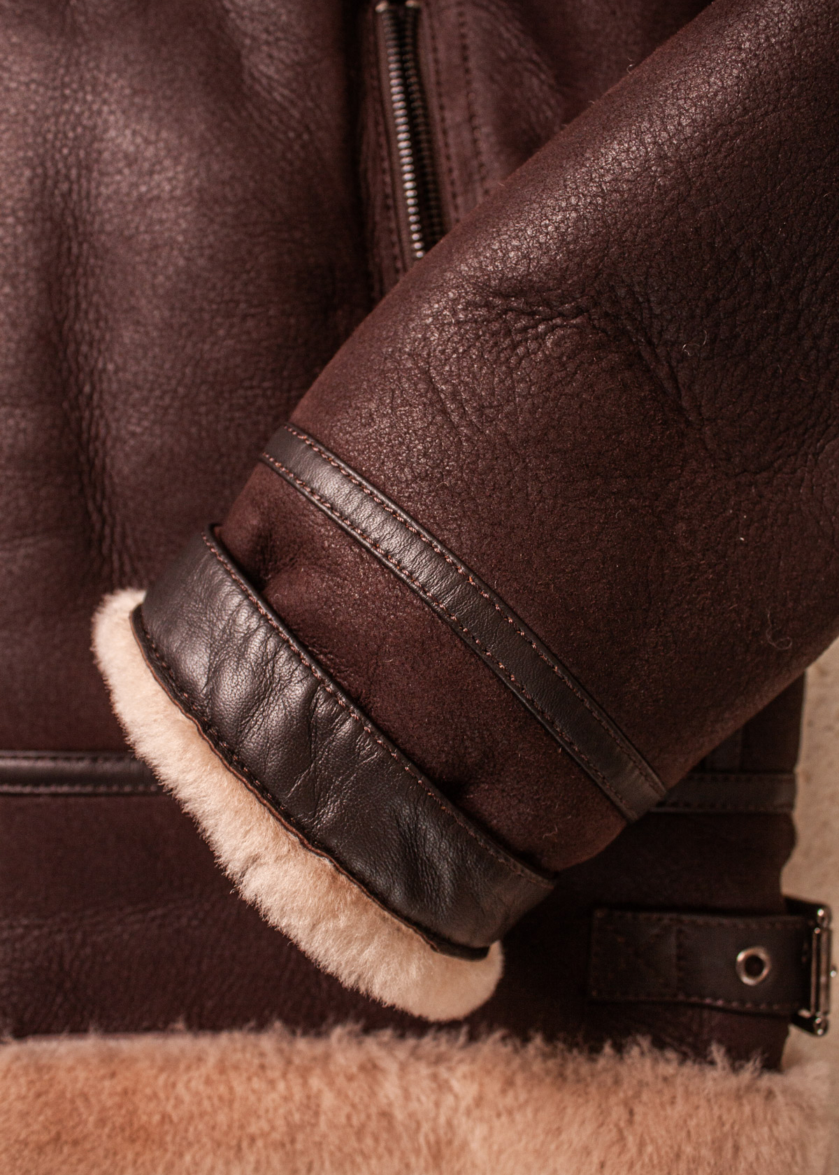 Lederjacke Dustin Dustin PV teak-beige – Bild 4
