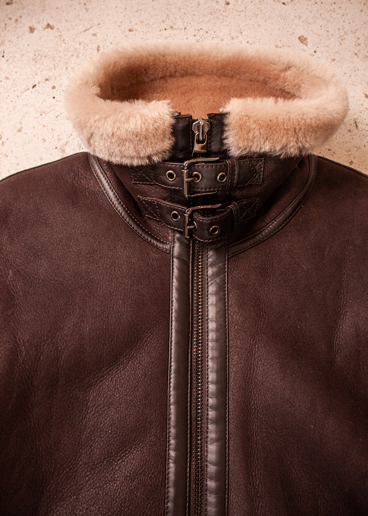 Lederjacke Dustin Dustin PV teak-beige – Bild 3