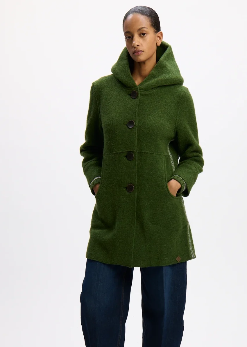 Damen Walk Mantel "Annika", klee