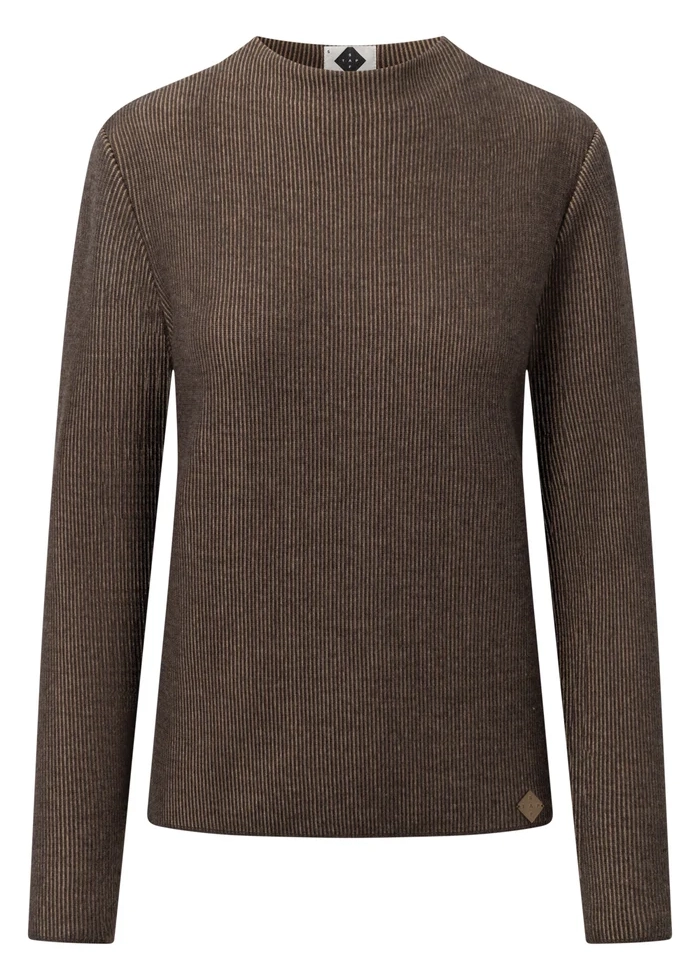 Damen Pullover "Neeke" Café